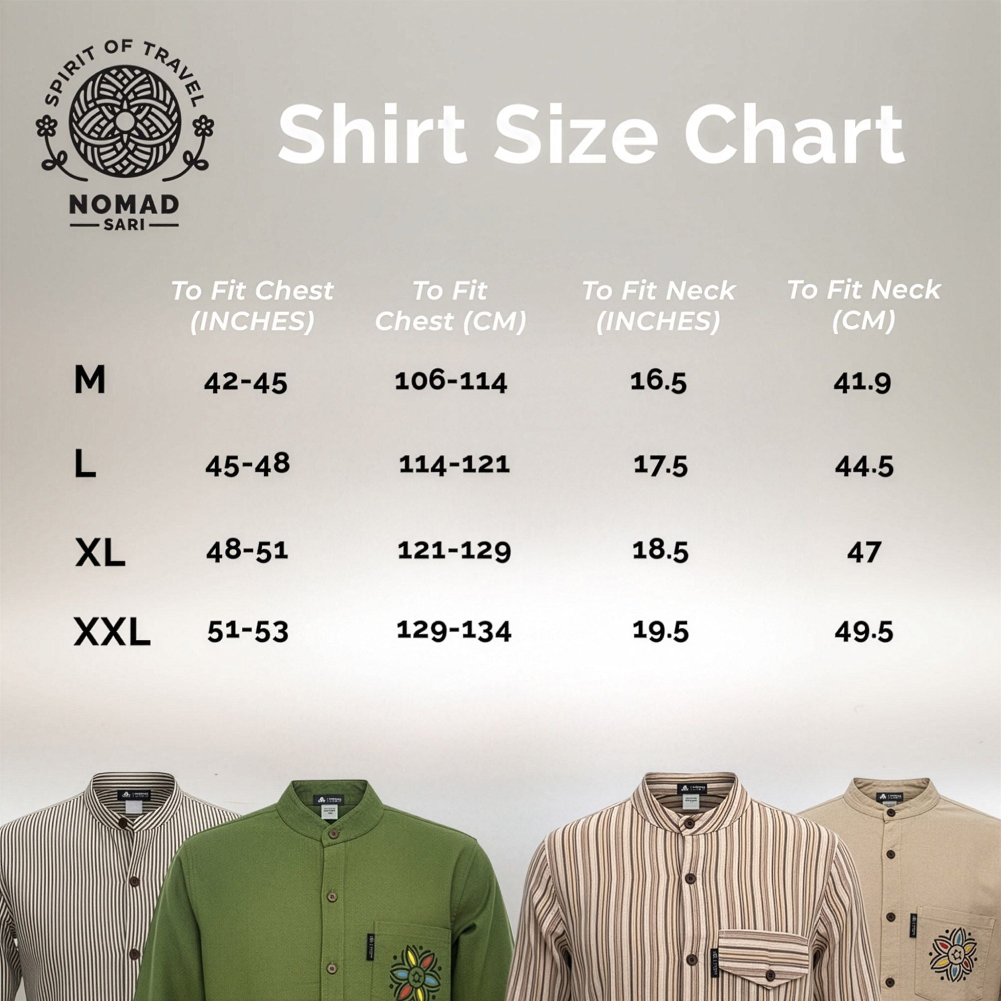 Nomad Sari Grandad Shirt - Brown Beige - Medium