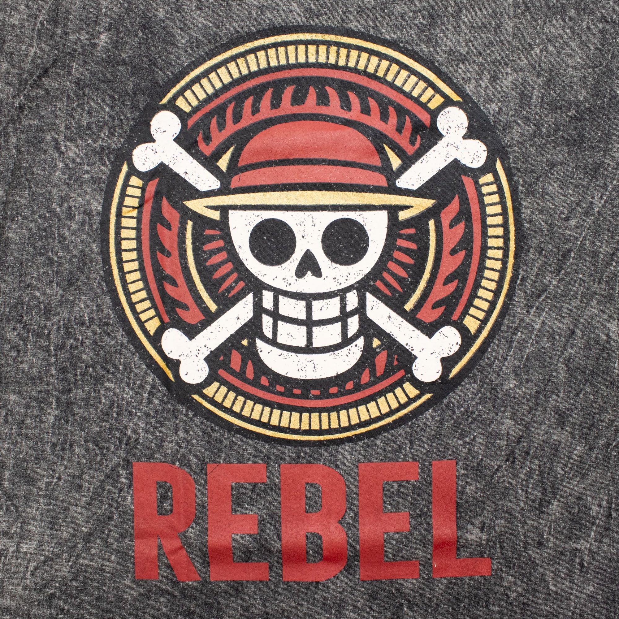 Nomad Sari Stonewashed Cotton T-Shirt - Rebel - Charcoal - XL
