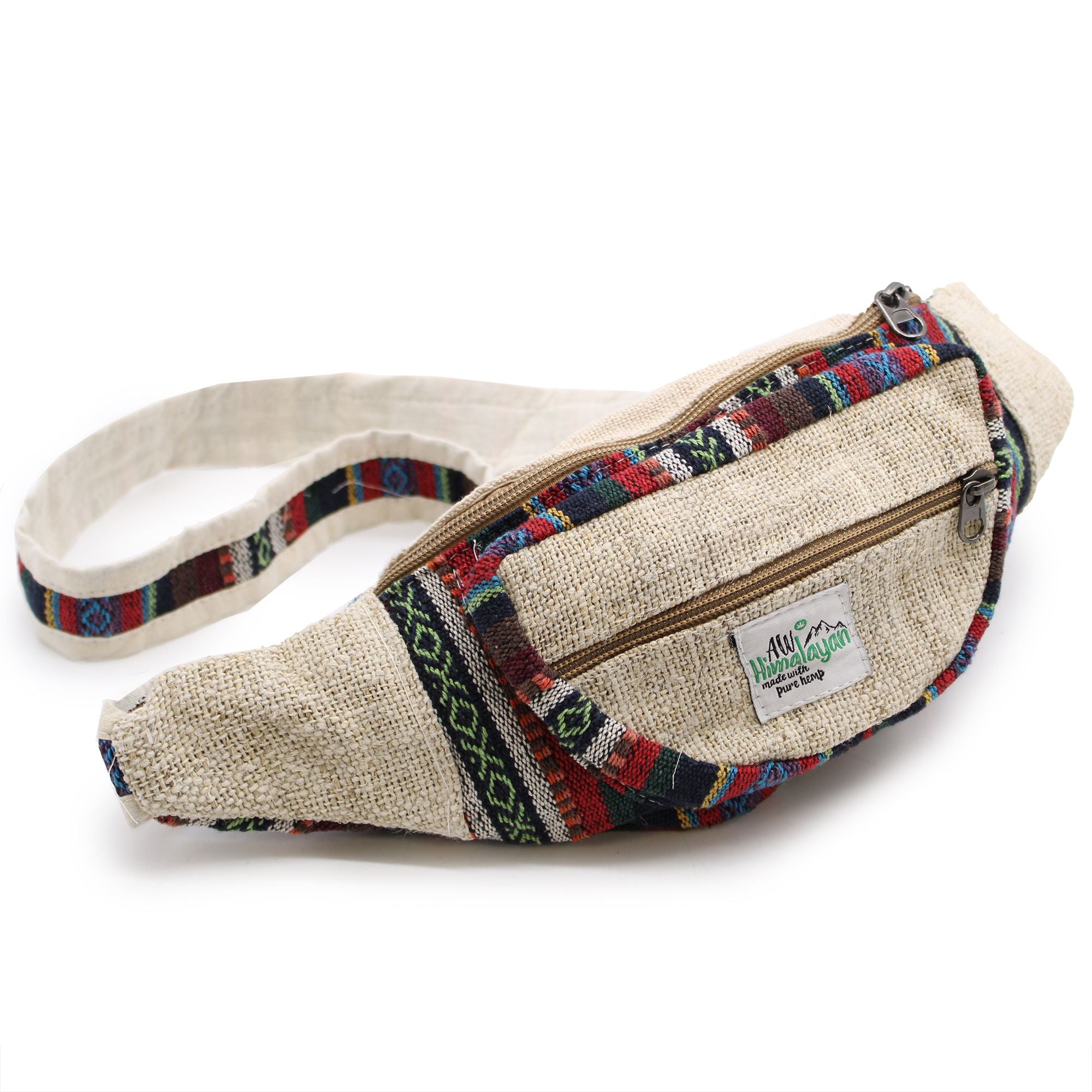 Bum Bag - Hemp & Cotton (asst)