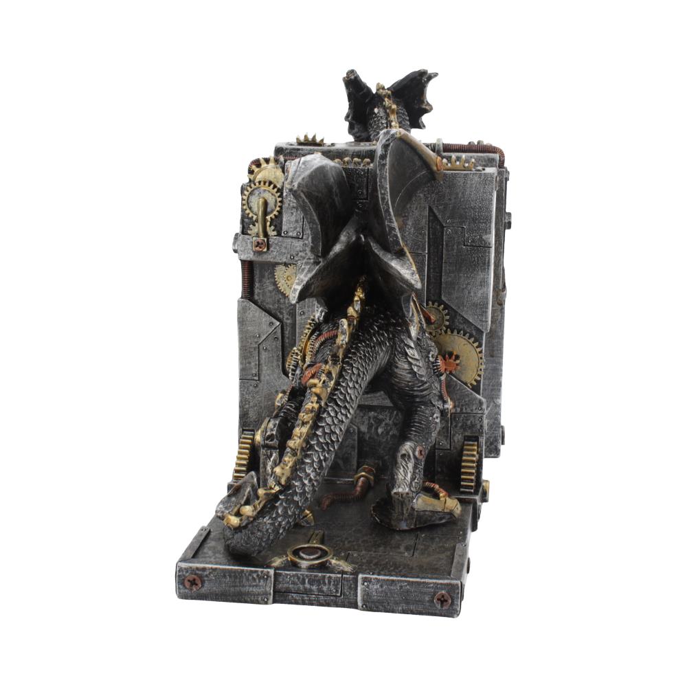 Dracus Machina Bookends 27cm - Dragon Bookends