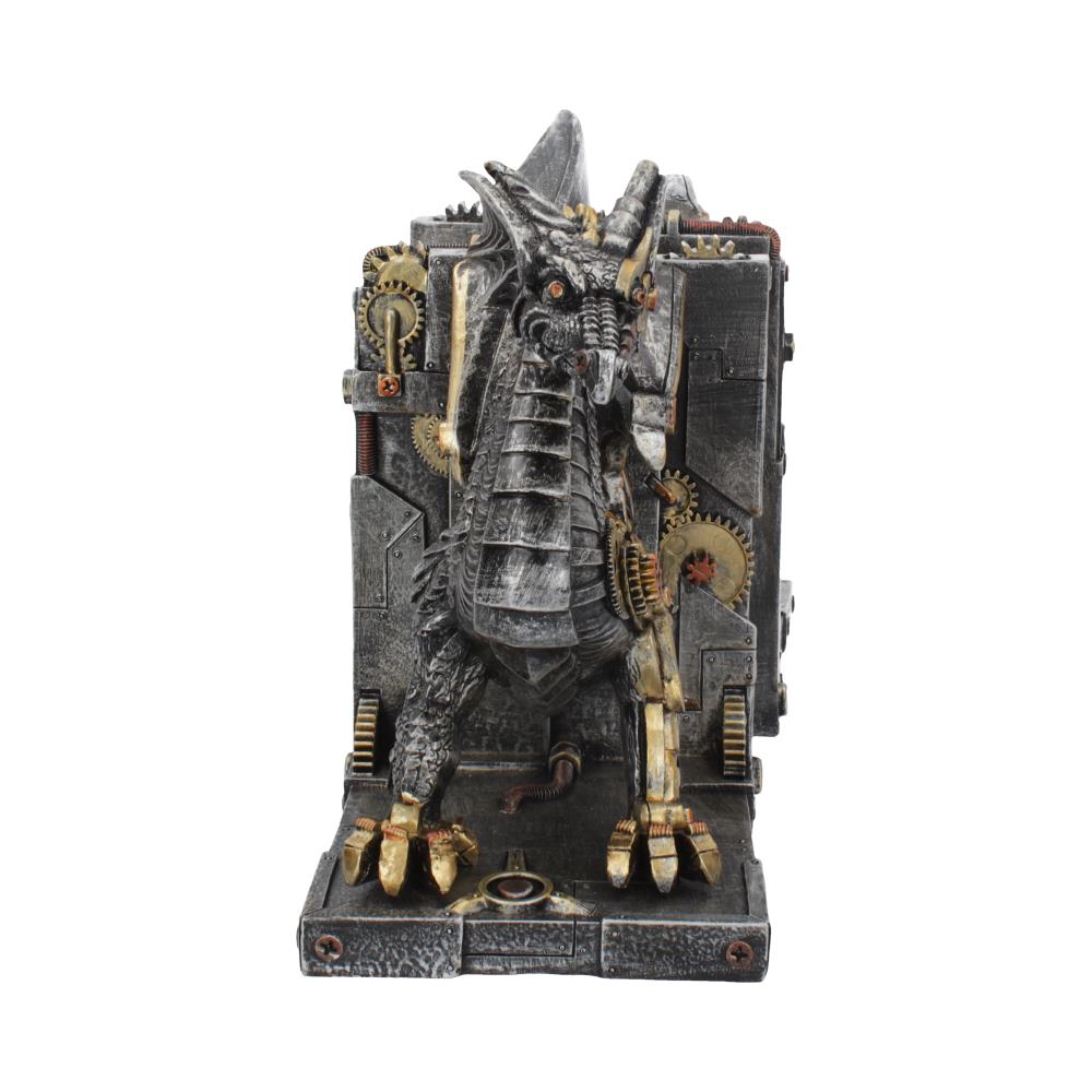 Dracus Machina Bookends 27cm - Dragon Bookends