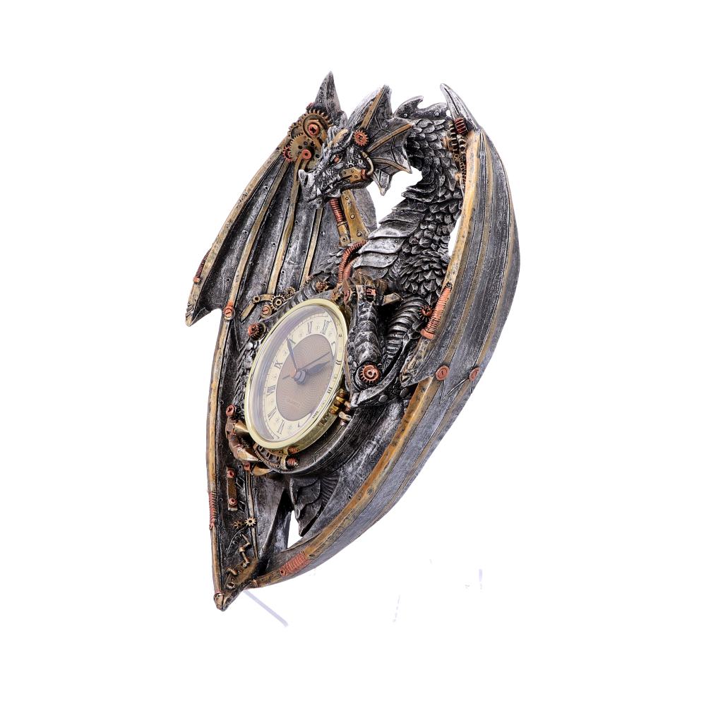 Dracus Horologium Steampunk Dragon Wall Clock 27.5cm