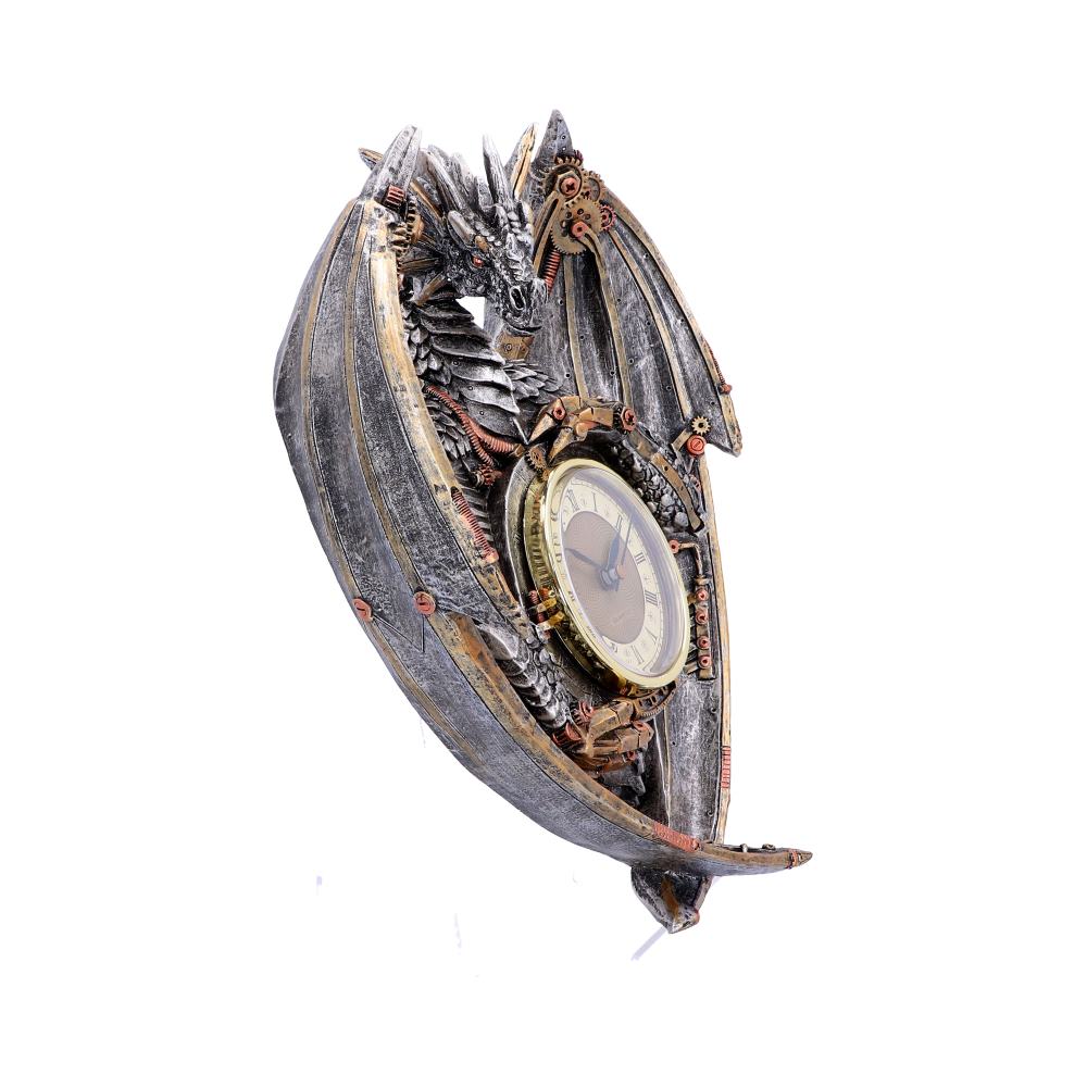 Dracus Horologium Steampunk Dragon Wall Clock 27.5cm