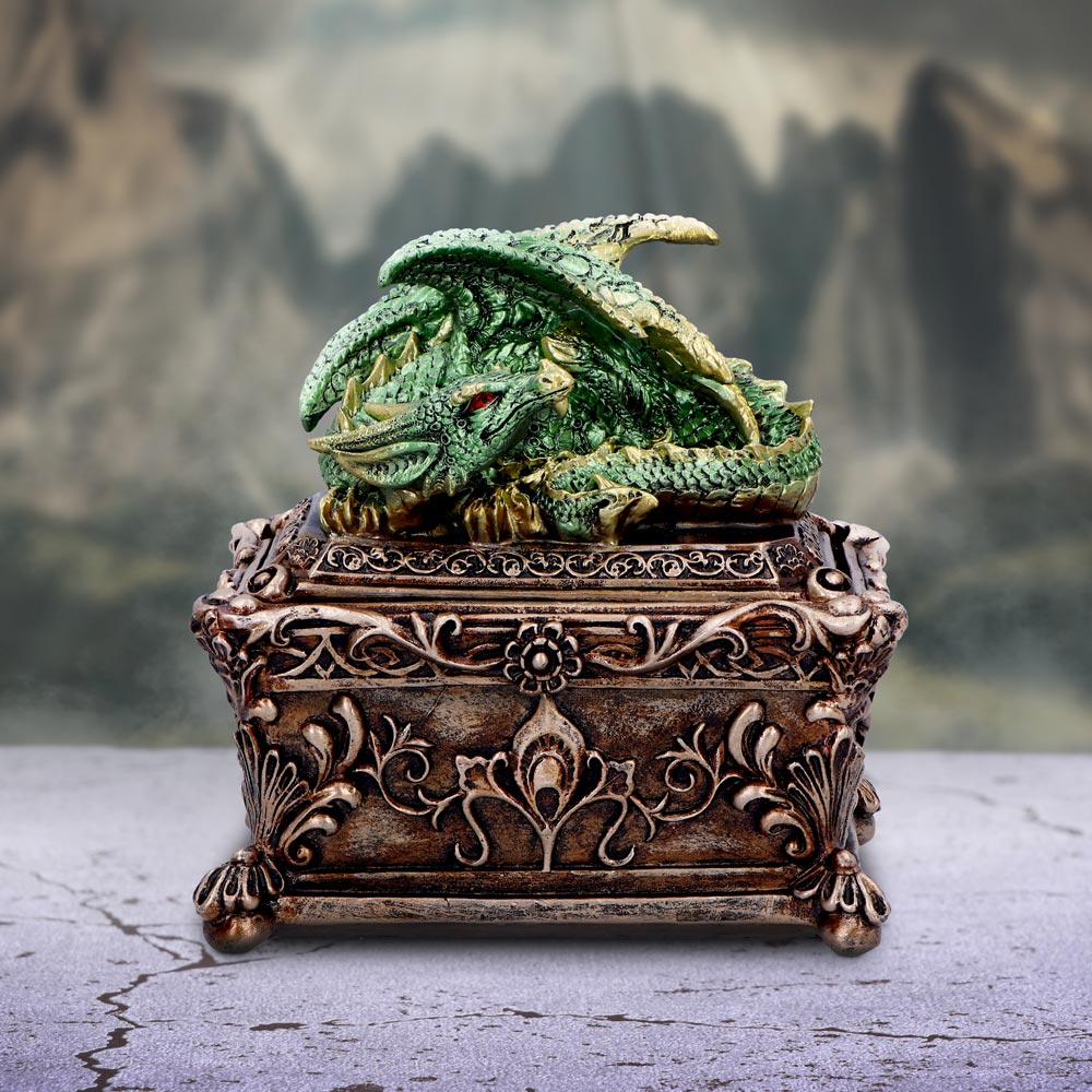 Guardian of the Hoard 13cm Dragon Trinket box