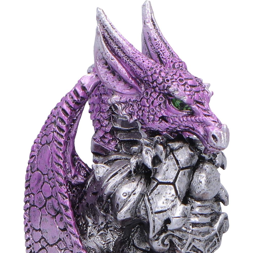Hoard Protector Box (Purple) Purple Dragon on Shield Box 13.8cm