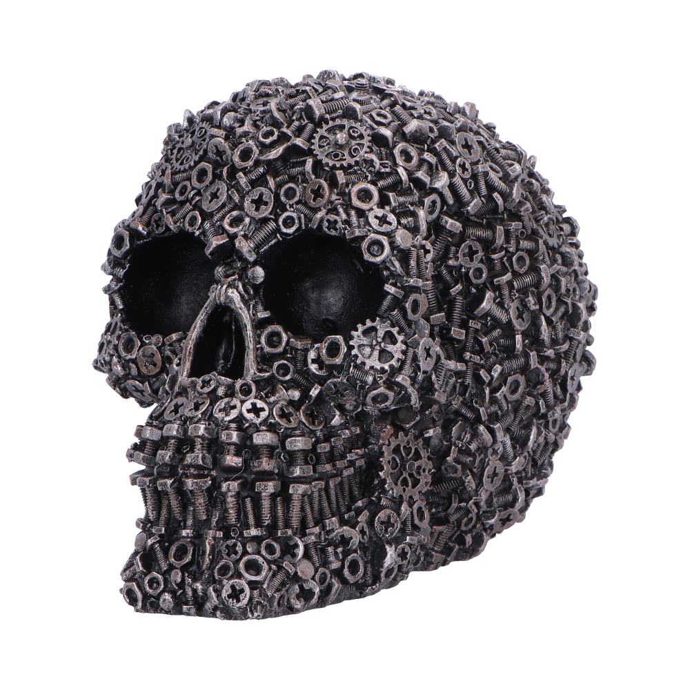 Screwed Skull Figurine 12cm