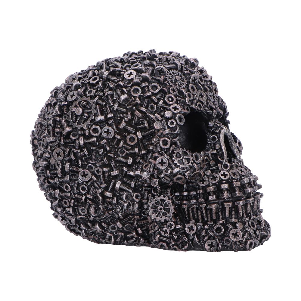 Screwed Skull Figurine 12cm