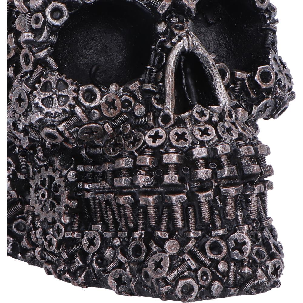 Screwed Skull Figurine 12cm