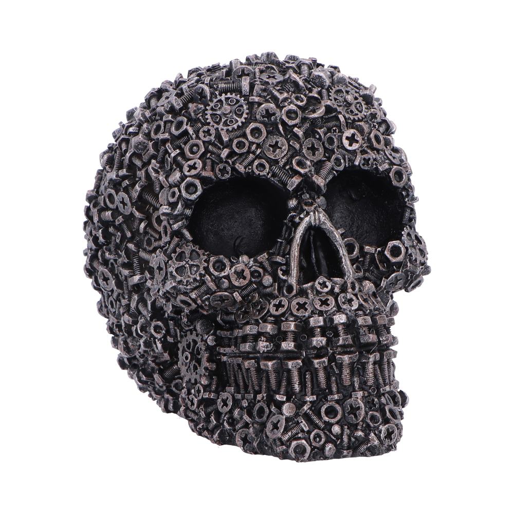 Screwed Skull Figurine 12cm